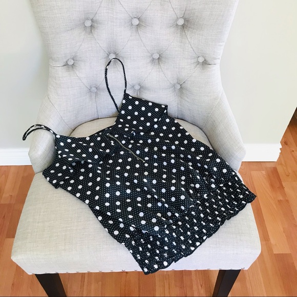 MUST HAVE | Polka Dot Spaghetti Strap Top Size M - Picture 7 of 9